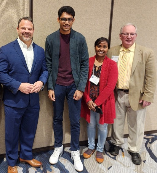 With Chancellor and Dean at Arkansas State University
